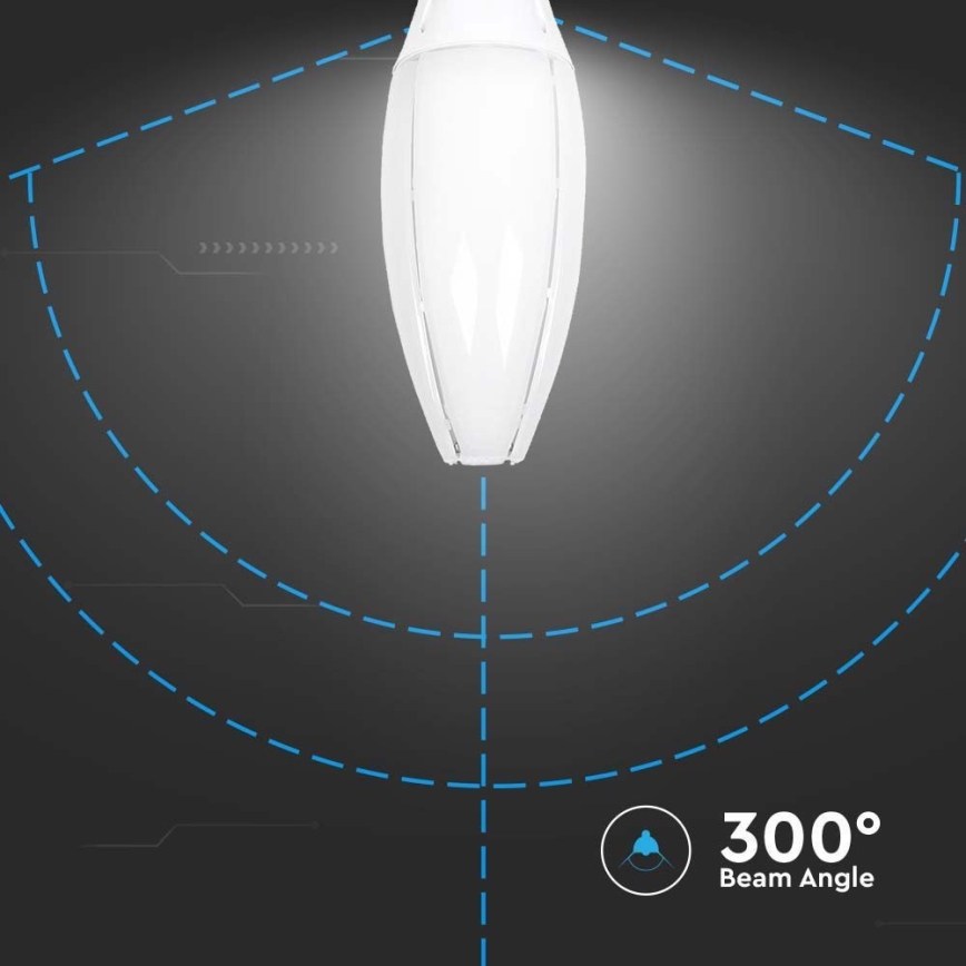 LED Spuldze SAMSUNG CHIP E40/60W/230V 4000K