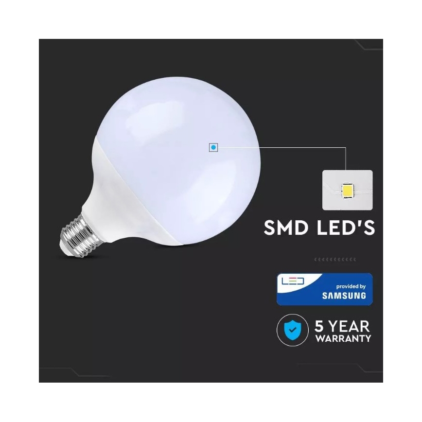 LED Spuldze SAMSUNG CHIP G120 E27/18W/230V 6400K