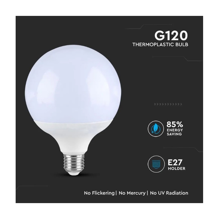 LED Spuldze SAMSUNG CHIP G120 E27/18W/230V 6400K