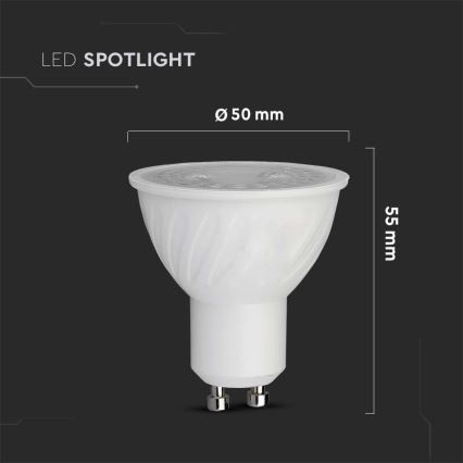 LED Spuldze SAMSUNG CHIP GU10/6W/230V 3000K