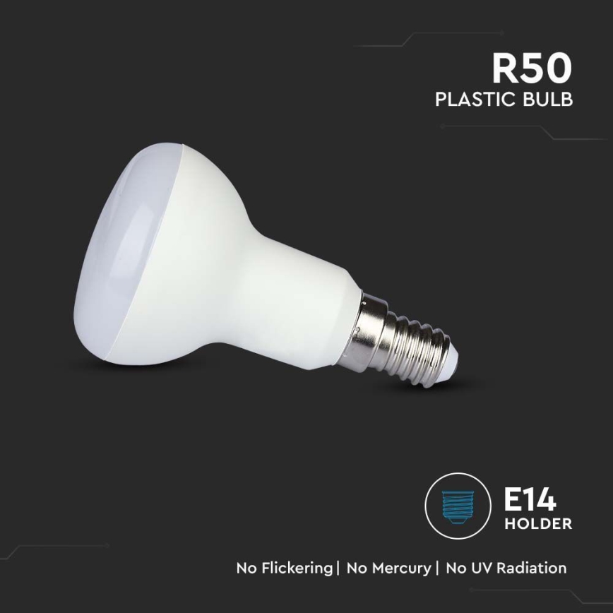 LED Spuldze SAMSUNG CHIP R50 E14/4,8W/230V 3000K