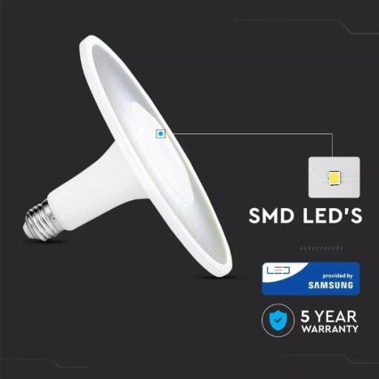 LED Spuldze SAMSUNG CHIP UFO E27/11W/230V 120° 4000K