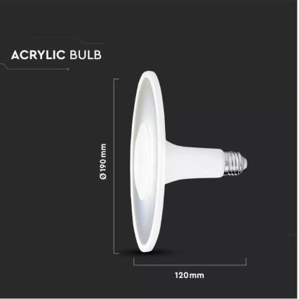 LED Spuldze SAMSUNG CHIP UFO E27/11W/230V 120° 4000K