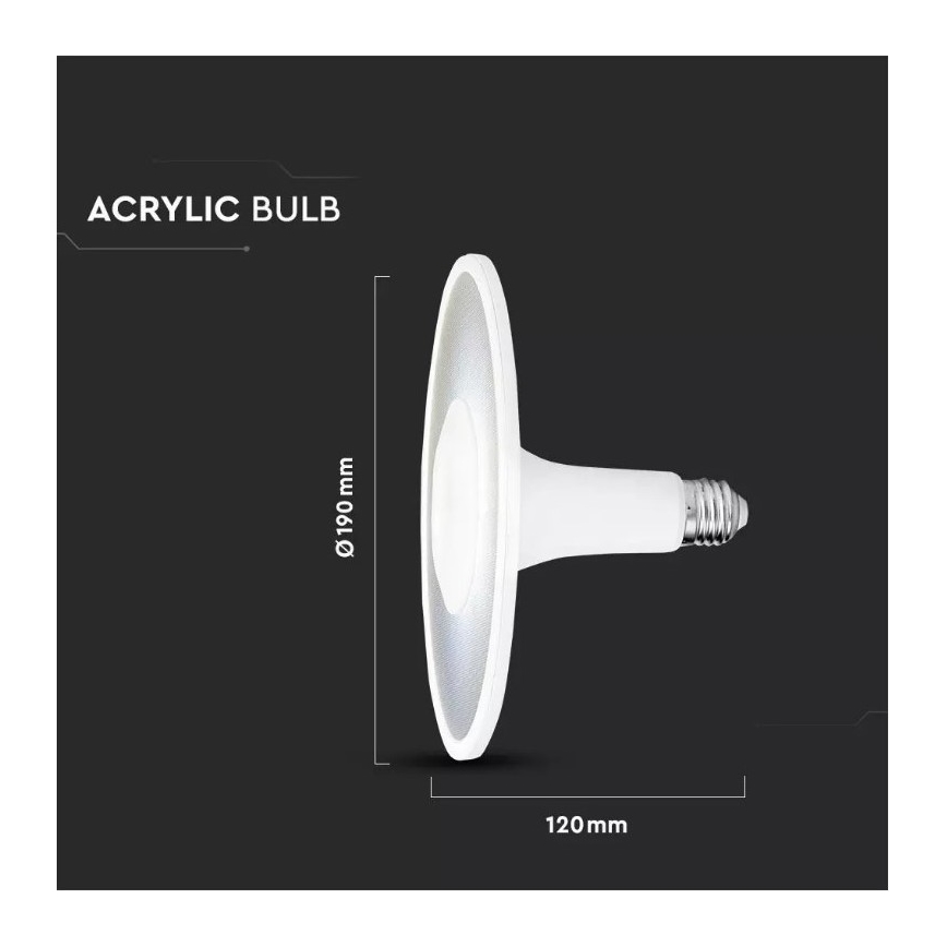 LED Spuldze SAMSUNG CHIP UFO E27/11W/230V 120° 4000K