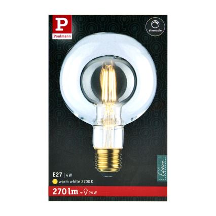 LED Spuldze SHAPE G95 E27/4W/230V 2700K - Paulmann 28766