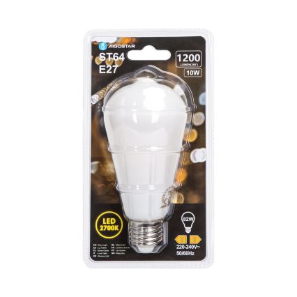LED spuldze ST64 E27/10W/230V 2700K - Aigostar
