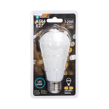LED spuldze ST64 E27/10W/230V 6500K - Aigostar