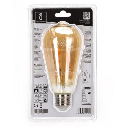 LED spuldze ST64 E27/4W/230V 2200K - Aigostar