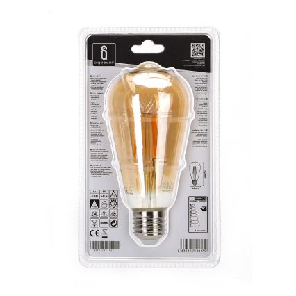 LED spuldze ST64 E27/6W/230V 2200K - Aigostar