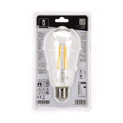 LED spuldze ST64 E27/8W/230V 2700K - Aigostar