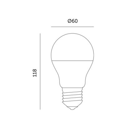 LED Spuldze stādu audzēšanai PLANTY E27/11W/230V 1200K balta