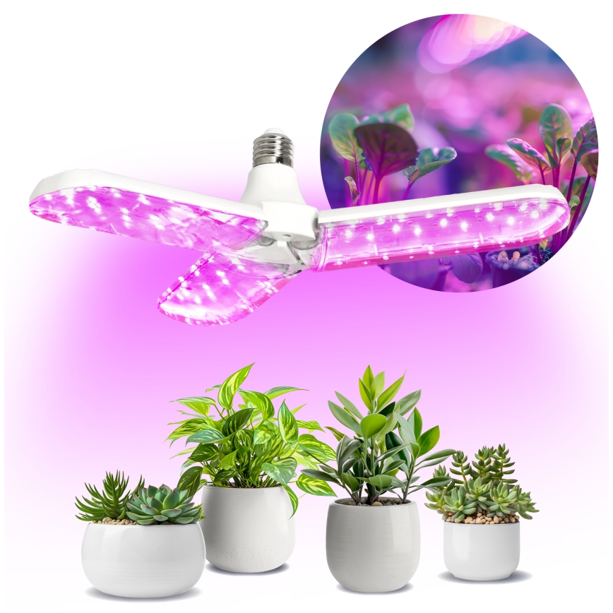 LED Spuldze stādu audzēšanai PLANTY E27/24W/230V 1200K