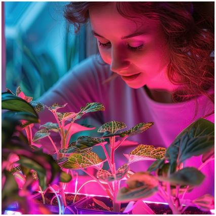 LED Spuldze stādu audzēšanai PLANTY E27/24W/230V 1200K