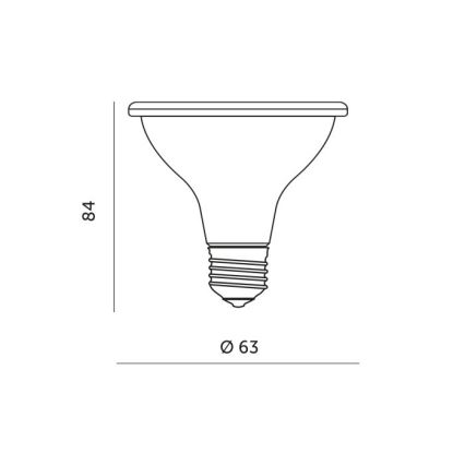 LED Spuldze stādu audzēšanai PLANTY E27/7W/230V 1200K balta