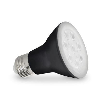 LED Spuldze stādu audzēšanai PLANTY E27/7W/230V 1200K melna