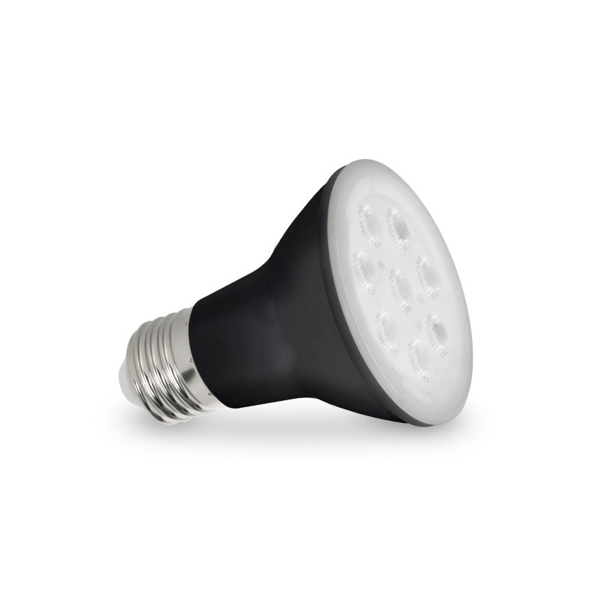 LED Spuldze stādu audzēšanai PLANTY E27/7W/230V 1200K melna