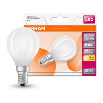 LED Spuldze STAR E14/6,5W/230V 2700K - Osram