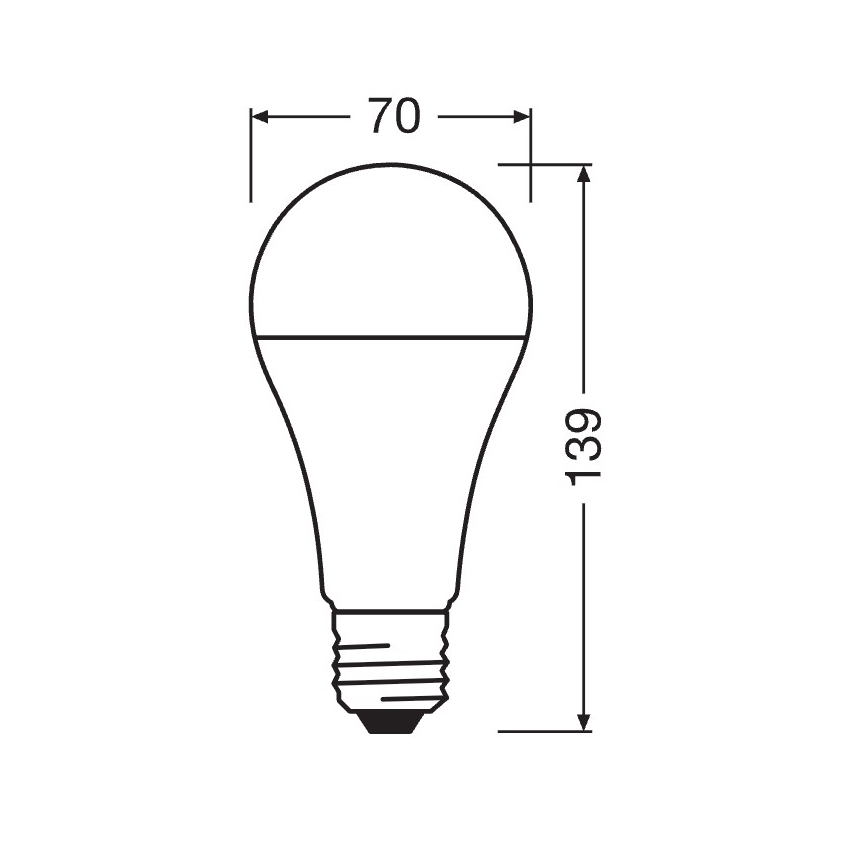 LED spuldze STAR E27/19W/230V 6500K - Osram