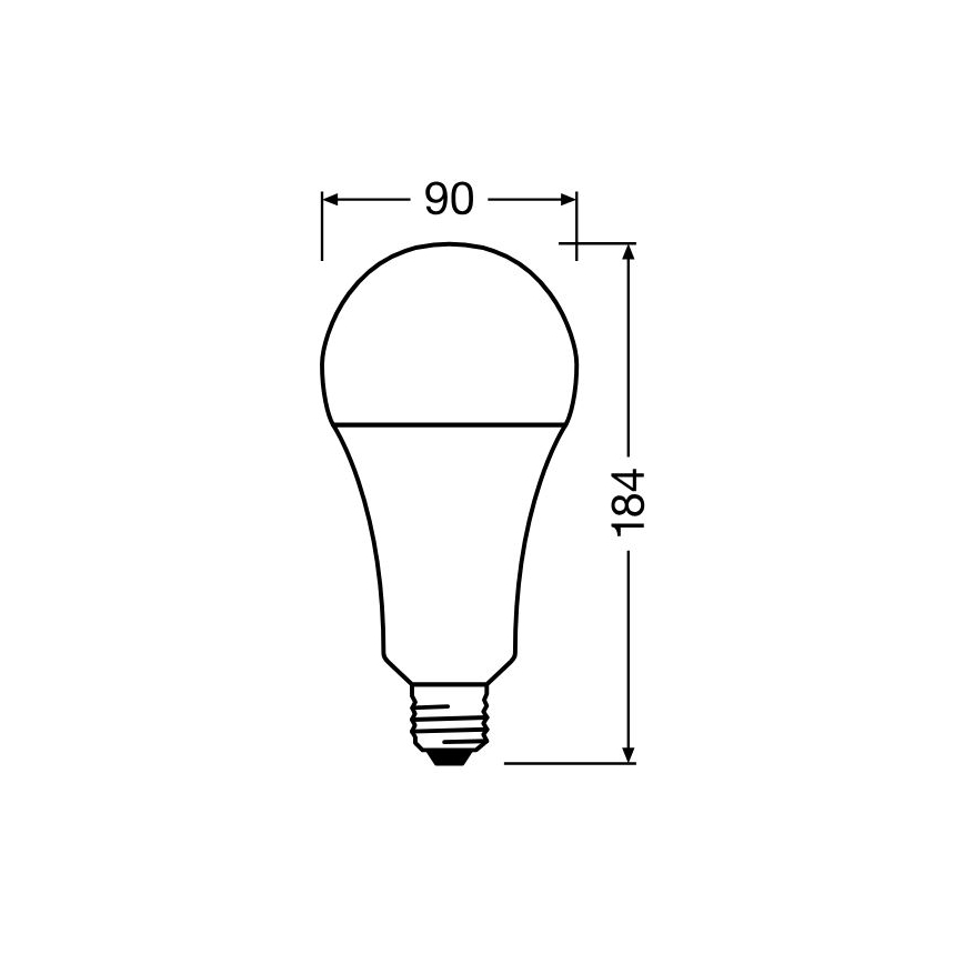 LED Spuldze STAR E27/24,9W/230V 2700K - Osram