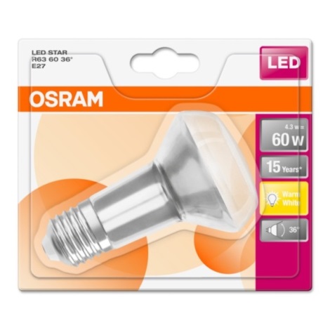 LED Spuldze STAR E27/4,3W/230V 2700K - Osram