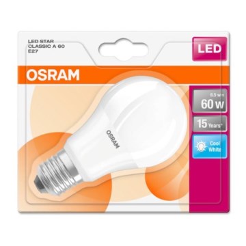 LED Spuldze STAR E27/8,5W/230V 4000K - Osram