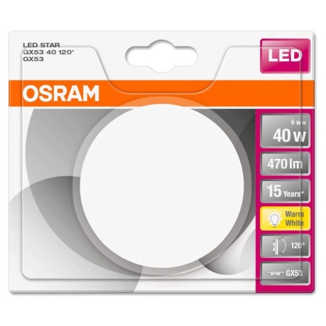 LED Spuldze STAR GX53/6W/230V 4000K - Osram