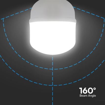 LED Spuldze T120 E40 E27/40W/230V 6500K