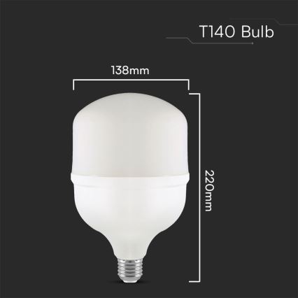 LED spuldze T140 E27/50W/230V 6500K