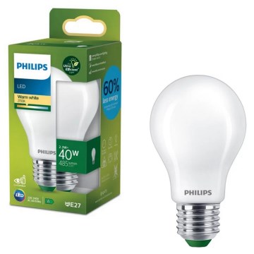 LED spuldze ULTRAEFFICIENT Philips A60 E27/2,3W/230V 2700K