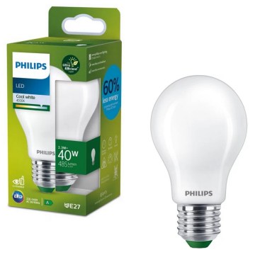LED spuldze ULTRAEFFICIENT Philips A60 E27/2,3W/230V 4000K