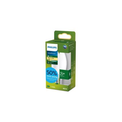 LED spuldze ULTRAEFFICIENT Philips B35 E14/1,2W/230V 2700K