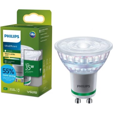 LED spuldze ULTRAEFFICIENT Philips PAR16 GU10/1,2W/230V 2700K