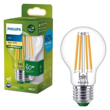 LED spuldze ULTRAEFFICIENT VINTAGE Philips A60 E27/4W/230V 2700K