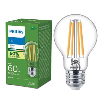 LED spuldze ULTRAEFFICIENT VINTAGE Philips A60 E27/4W/230V 3000K