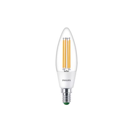LED spuldze ULTRAEFFICIENT VINTAGE Philips B35 E14/2,3W/230V 3000K