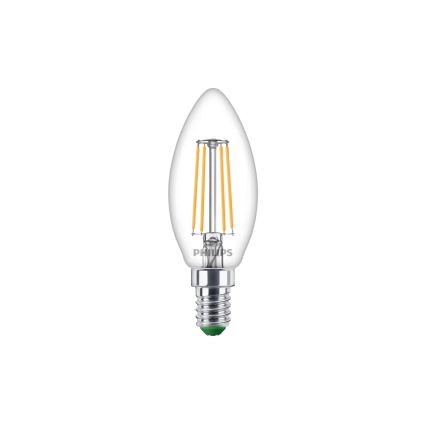 LED spuldze ULTRAEFFICIENT VINTAGE Philips B35 E14/3,8W/230V 2700K