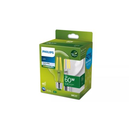 LED spuldze ULTRAEFFICIENT VINTAGE Philips G95 E27/4W/230V 4000K