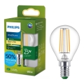 LED spuldze ULTRAEFFICIENT VINTAGE Philips P45 E14/1,2W/230V 2700K