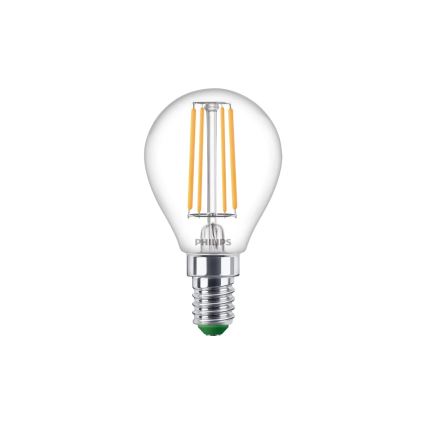 LED spuldze ULTRAEFFICIENT VINTAGE Philips P45 E14/3,8W/230V 2700K