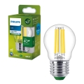 LED spuldze ULTRAEFFICIENT VINTAGE Philips P45 E27/2,3W/230V 4000K