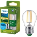 LED spuldze ULTRAEFFICIENT VINTAGE Philips P45 E27/3,8W/230V 2700K