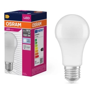 LED Spuldze VALUE A100 E27/13W/230V 4000K - Osram