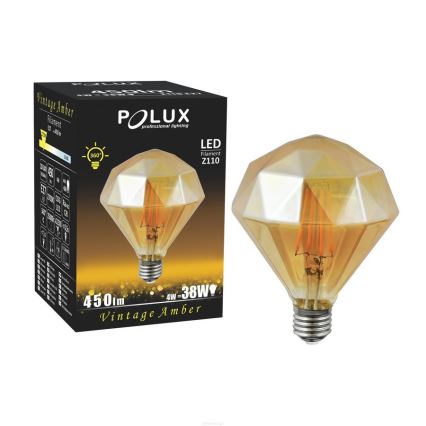 LED spuldze VINTAGE AMBER E27/4W/230V 2700K