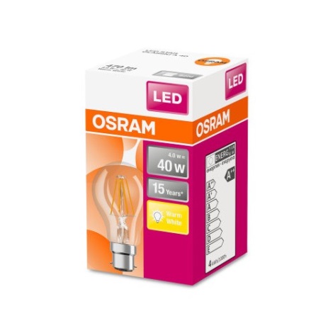 LED spuldze VINTAGE B22d/4W/230V 2700K - Osram