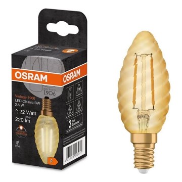 LED Spuldze VINTAGE E14/2,5W/230V 2400K - Osram