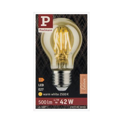 LED Spuldze VINTAGE E27/4,7W 2500K - Paulmann 28714