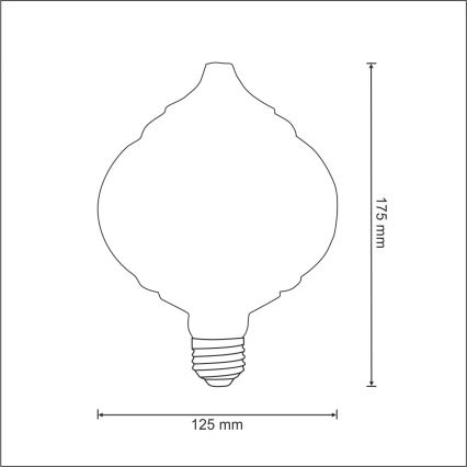 LED Spuldze VINTAGE E27/4W/230V 2700K