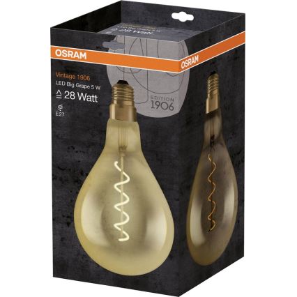 LED spuldze VINTAGE E27/5W/230V 2000K - Osram
