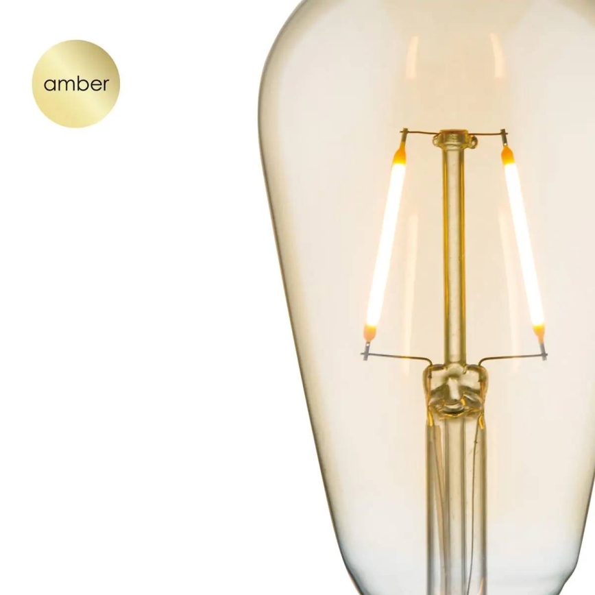 LED spuldze VINTAGE EDISON ST64 E27/2W/230V 2700K