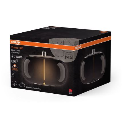 LED Spuldze VINTAGE FILAMENT E27/4W/230V 1800K tonēta - Osram